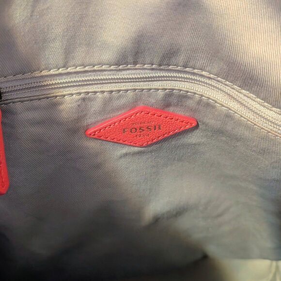 Fossil Y2K shopper tote polka dot purse - Picture 4 of 4